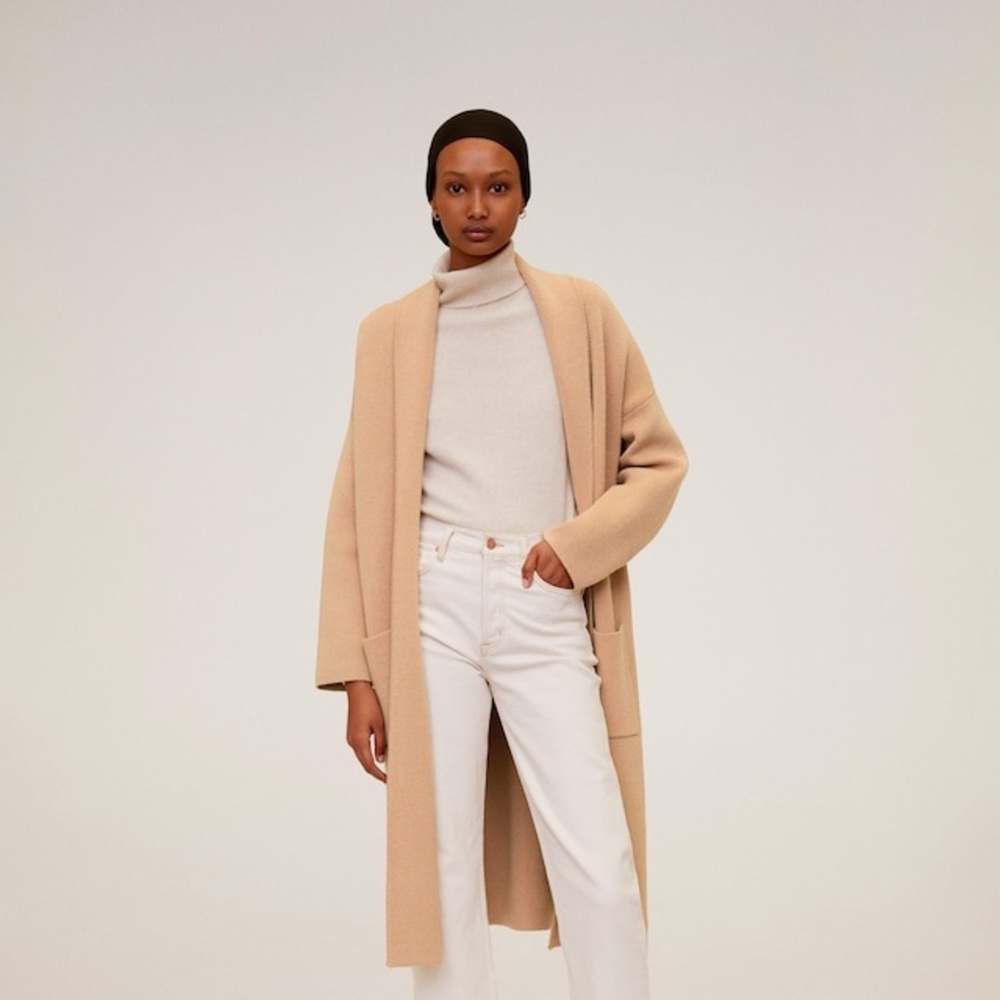 Mango Pocket Knit Cardigan